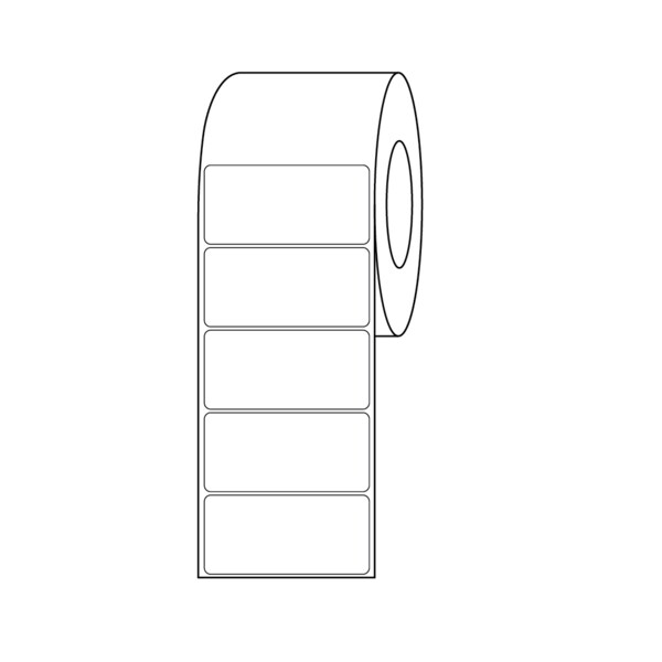 Addressograph Labels - Flexible Removable 1-7/16" x 3"